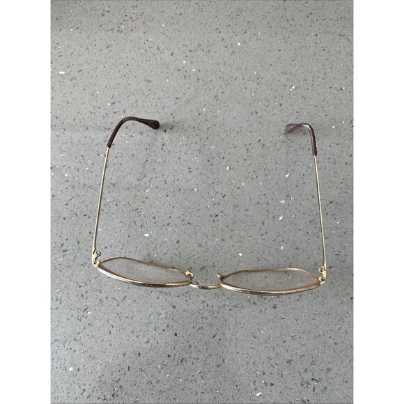 Vintage Girard France 4380 55-140 Brown Gold Eyeglasses FRAMES ONLY READ - Picture 3 of 7